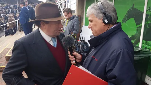 John Inverdale interviews Nicky Henderson