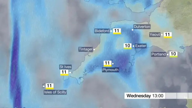 Weather Wednesday 14 March