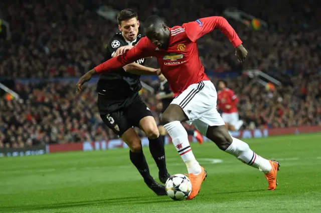 Clement Lenglet and Romelu Lukaku