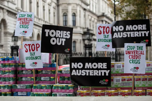 Anti-austerity campaigners