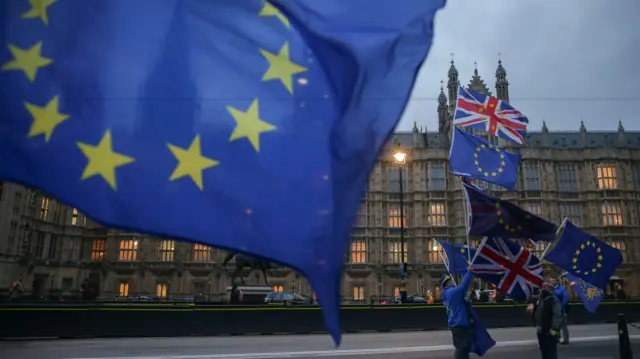 Anti-Brexit protesters in London