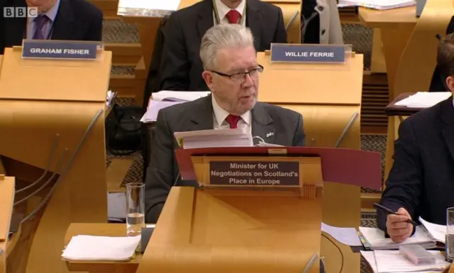 Brexit Minister Michael Russell