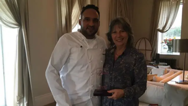 Caroline Davis OBE and Michael Caines MBE