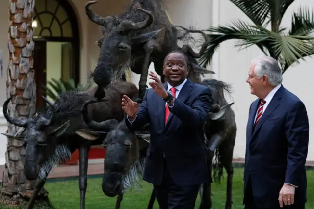 Kenya's President Uhuru Kenyatta