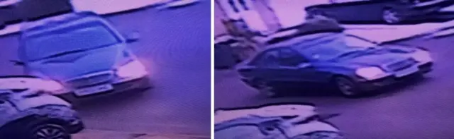 CCTV image of car