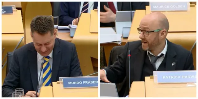 Murdo Fraser and Patrick Harvie