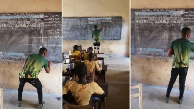 Owura Kwadwo in class