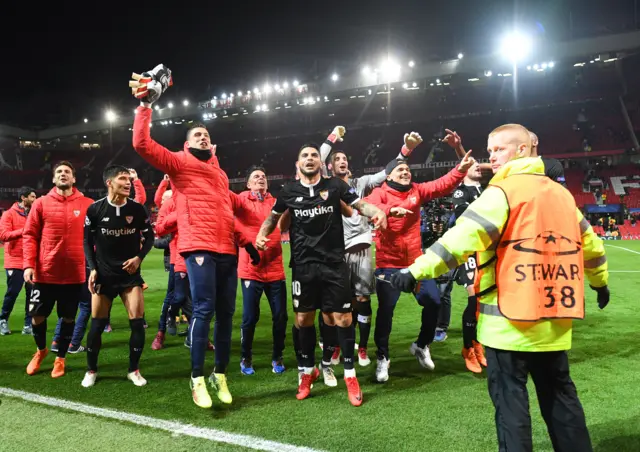 Sevilla celebrate