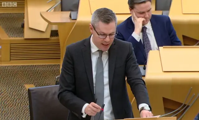 Finance Secretary Derek Mackay