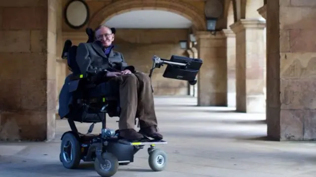 Stephen Hawking in Cambridge