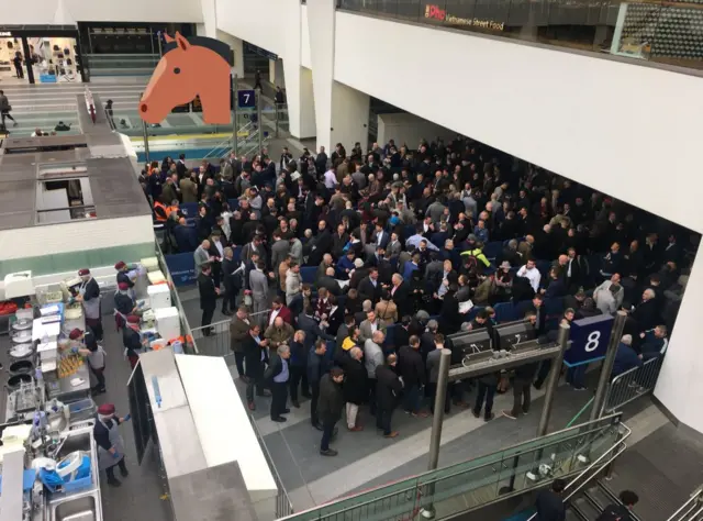 Queues at Birmingham New Street