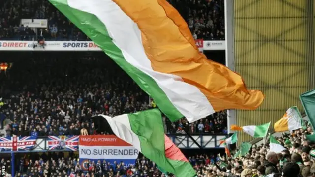 Celtic and Rangers fans have been accused of sectarianism in the past