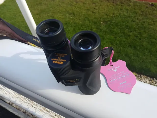 Peter Scudamore's binoculars