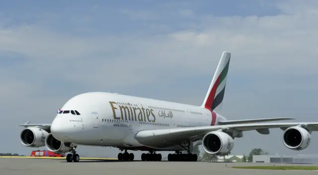 Emirates aeroplane