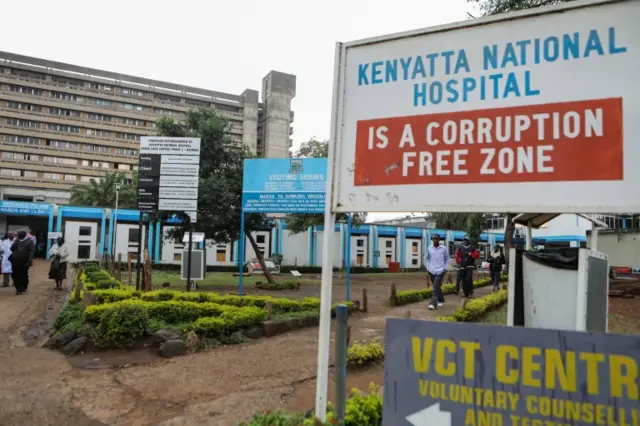 A picture of Kenyatta National Hospital