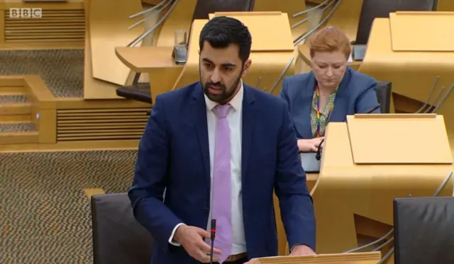 Transport Minister Humza Yousaf