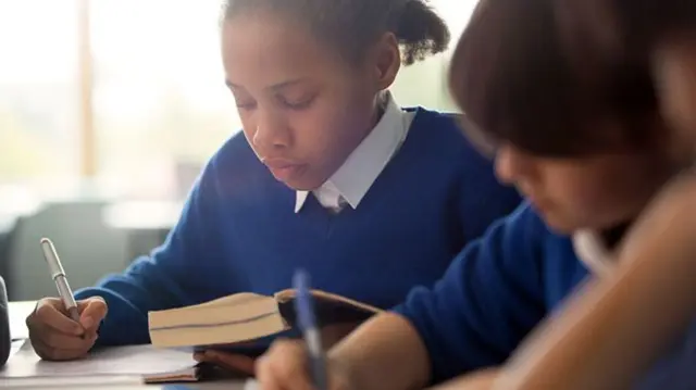 Pupil reading and writing