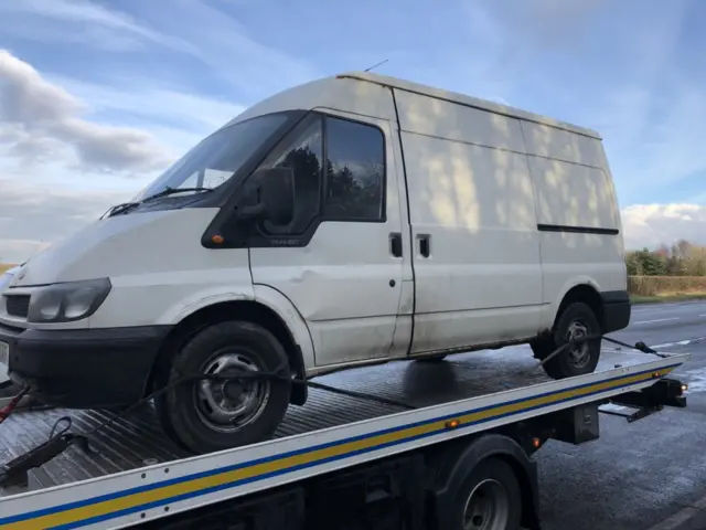 Seized vehicle