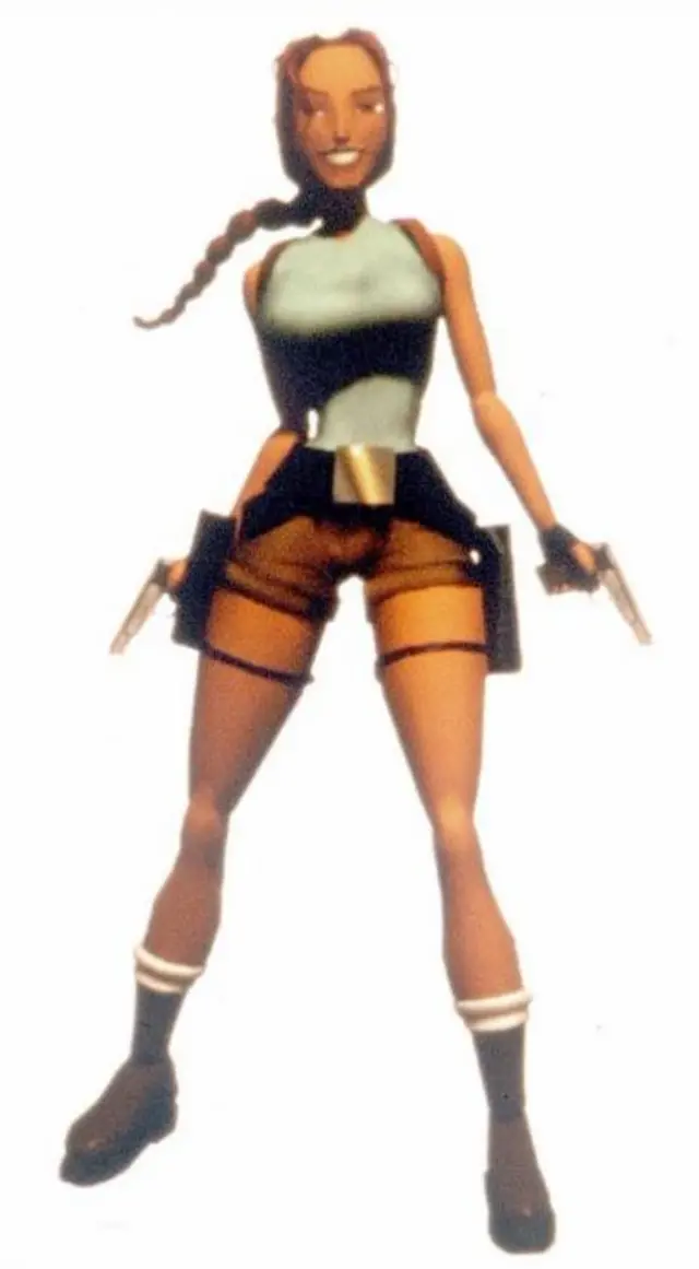 Lara Croft from the game