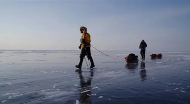 Walking on ice