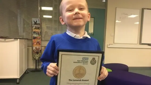 George Mart and his award