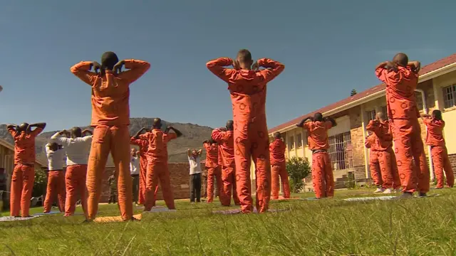 South African prisoners in their uniform