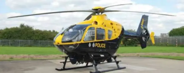 Police helicopter