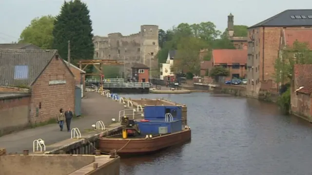 View of the River Trent in Southwell