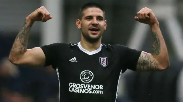 Fulham striker Aleksandar Mitrovic