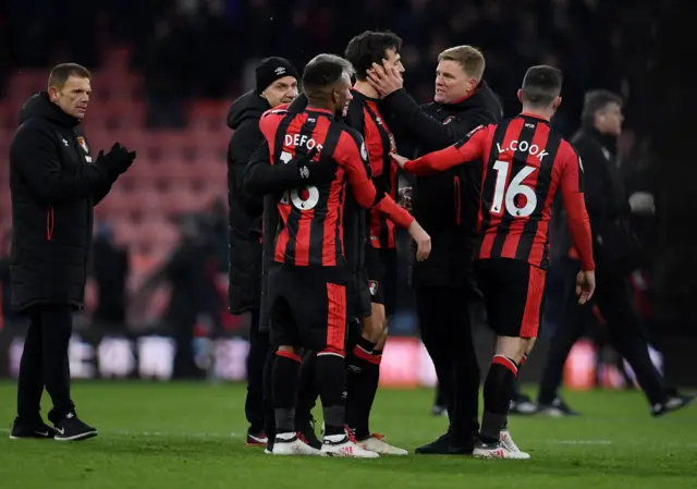 Bournemouth manager Eddie Howe