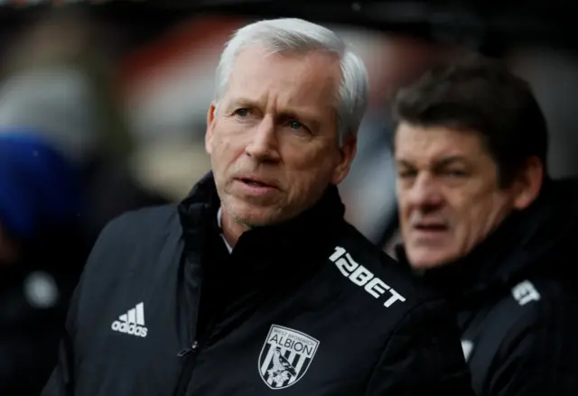 West Bromwich Albion manager Alan Pardew