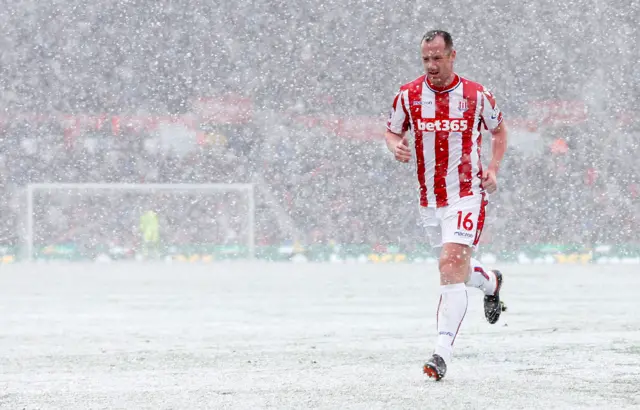 Stoke City's Charlie Adam