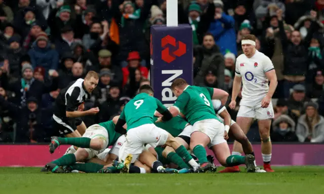 CJ Stander scores for Ireland