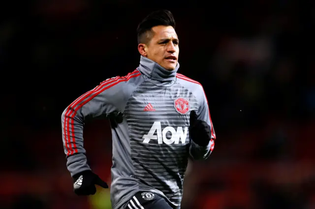 Manchester United's Alexis Sanchez