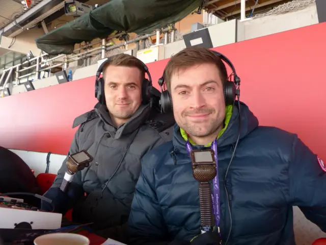 Tom Heaton and Steve Crossman