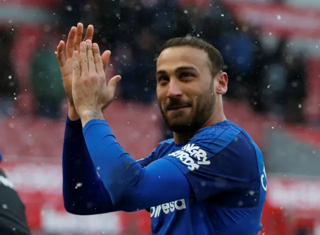 Everton's Cenk Tosun