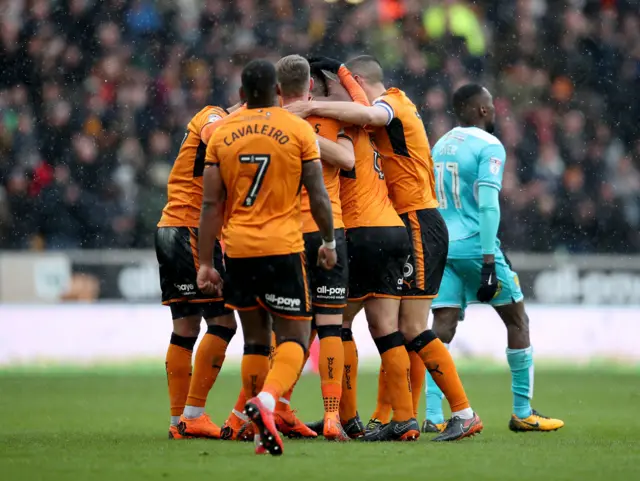 Wolves celebrate