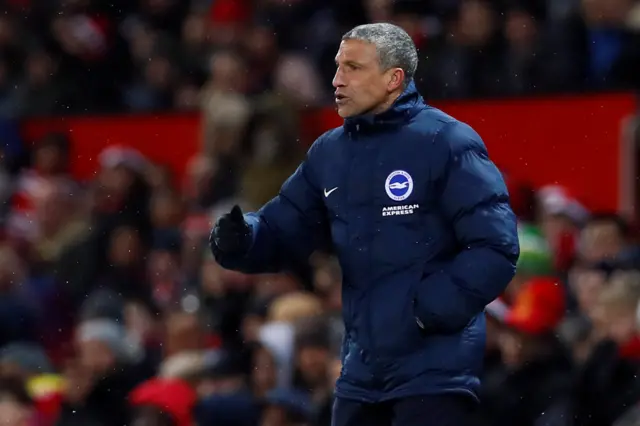 Brighton manager Chris Hughton