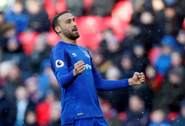 Everton's Cenk Tosun