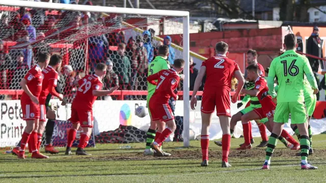 Ruben Reid scores