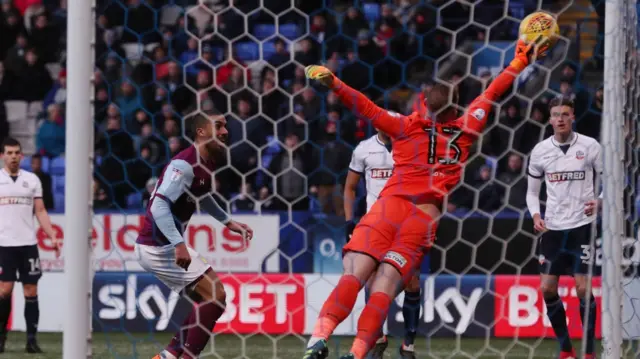 Ben Alnwick saves from Lewis Grabban