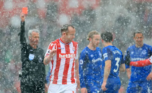 Stoke City's Charlie Adam