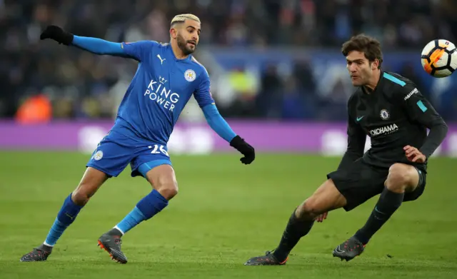 Leicester's Riyad Mahrez