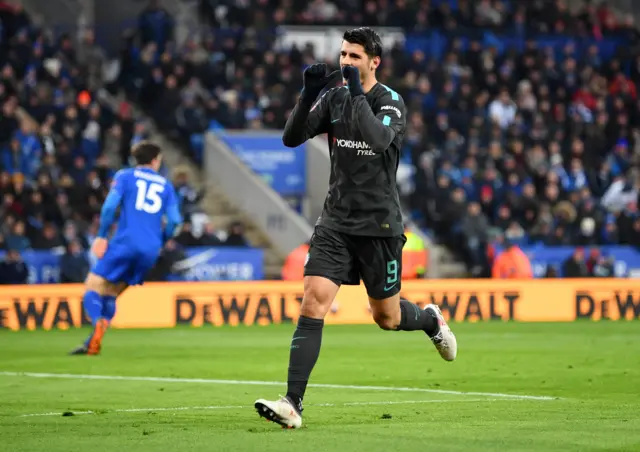 Morata scores for Chelsea