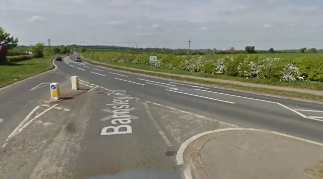 Barnsley Road onto Ardsley Hill