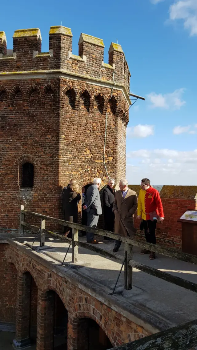 Prince at Tattershall Castle