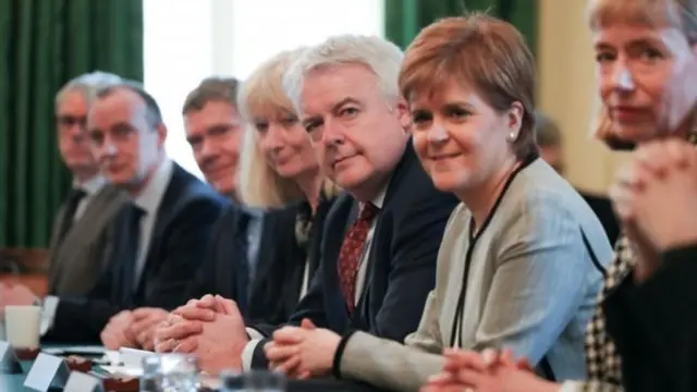 Ms Sturgeon and Mr Jones were both in Downing Street for talks with the prime minister last week