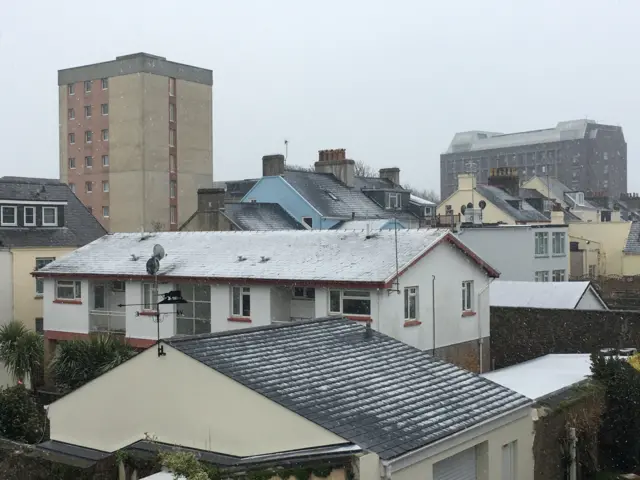 Snowy roof