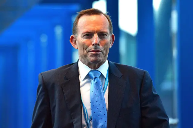 Australia former PM Tony Abbott