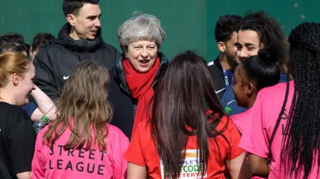 Theresa May in Birmingham